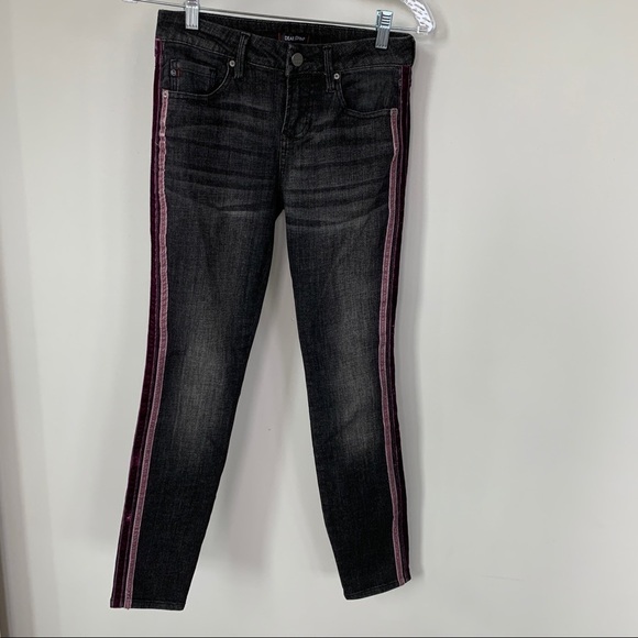 Dear John Slightly Fades Black High Waisted Skinny Jeans Size 26 - Picture 1 of 9